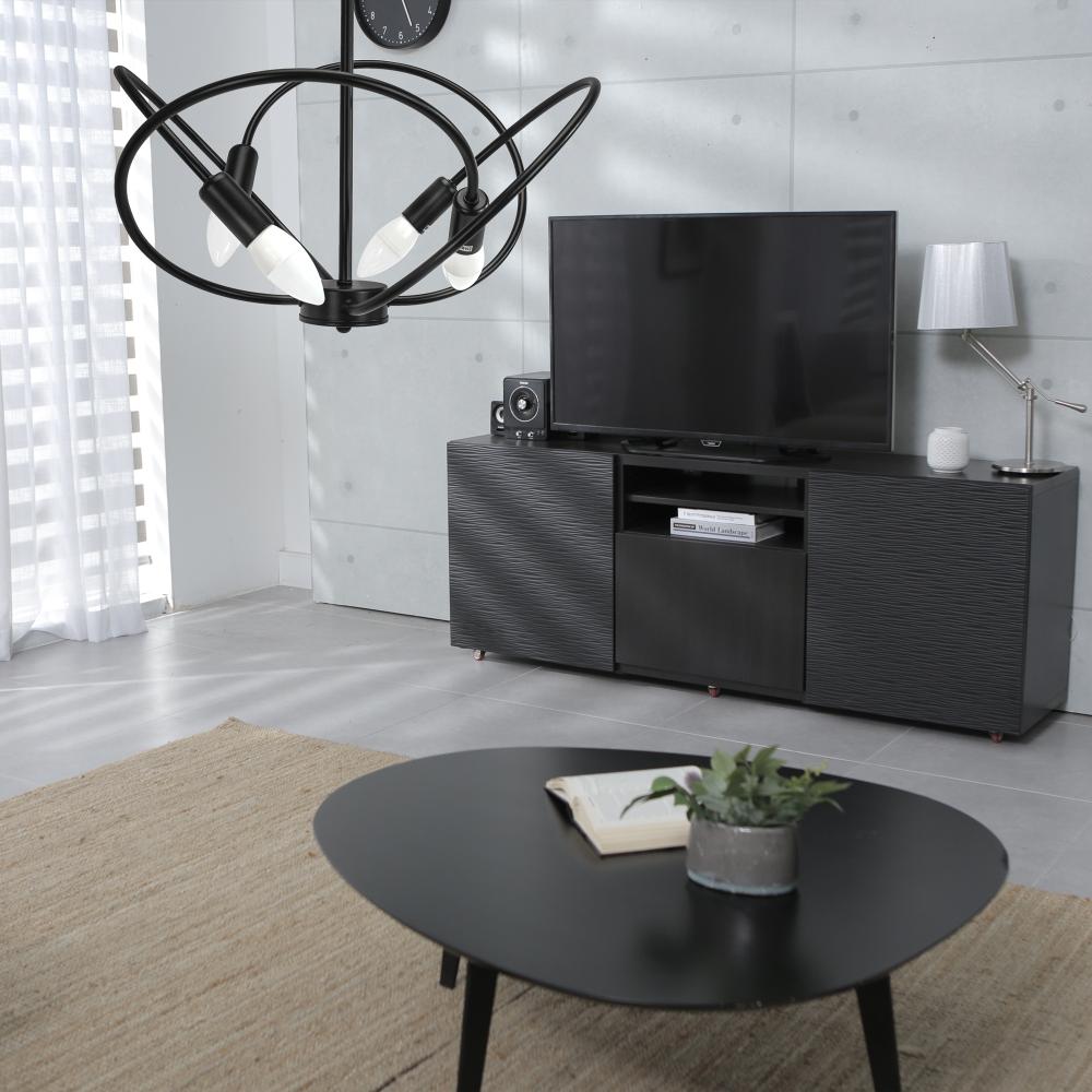 Lampa 4 APP1093-4C Svart
