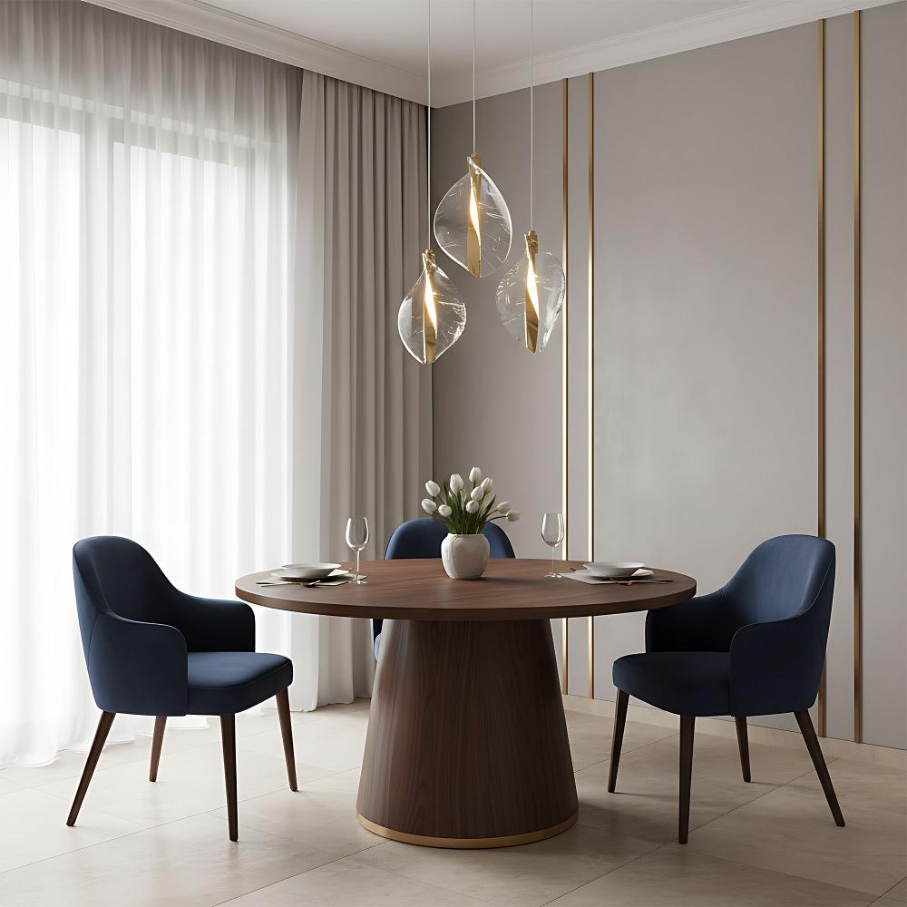 HÄNGANDE LED TAKLAMPA G129-CP GULD