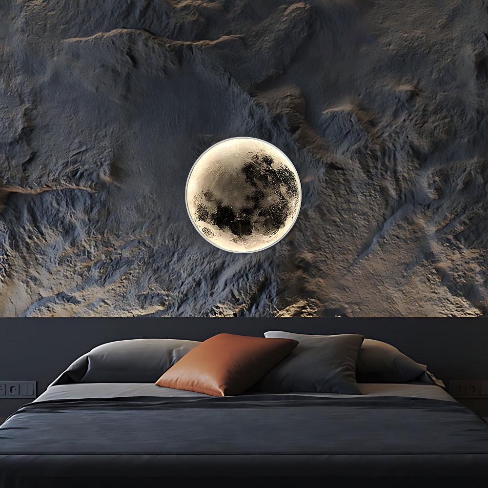 Taklampa APP1806-CW Moon LED-plafond VIT
