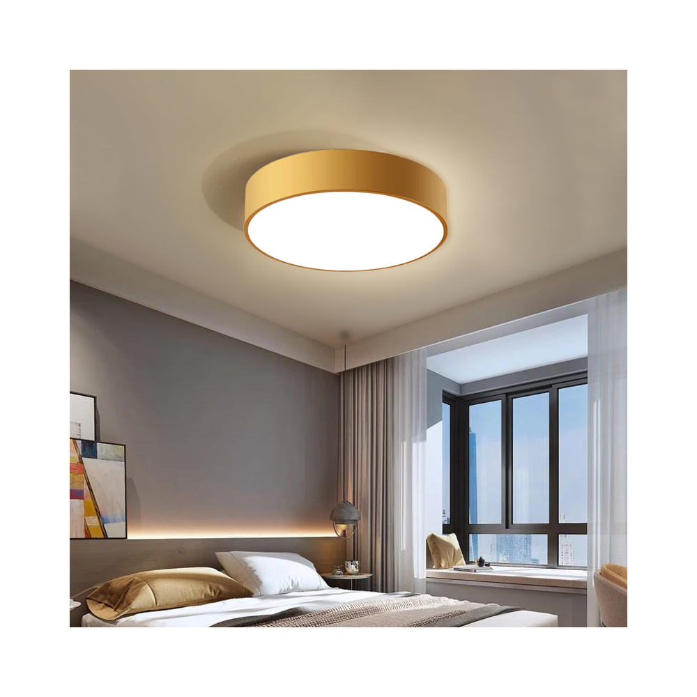 Taklampa Plafond Classic APP872-C 30 cm Guld