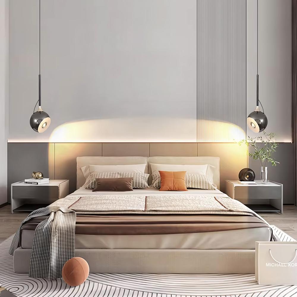 TAKLAMPA HÄNGANDE LED G087-1CP Svart Metallisk