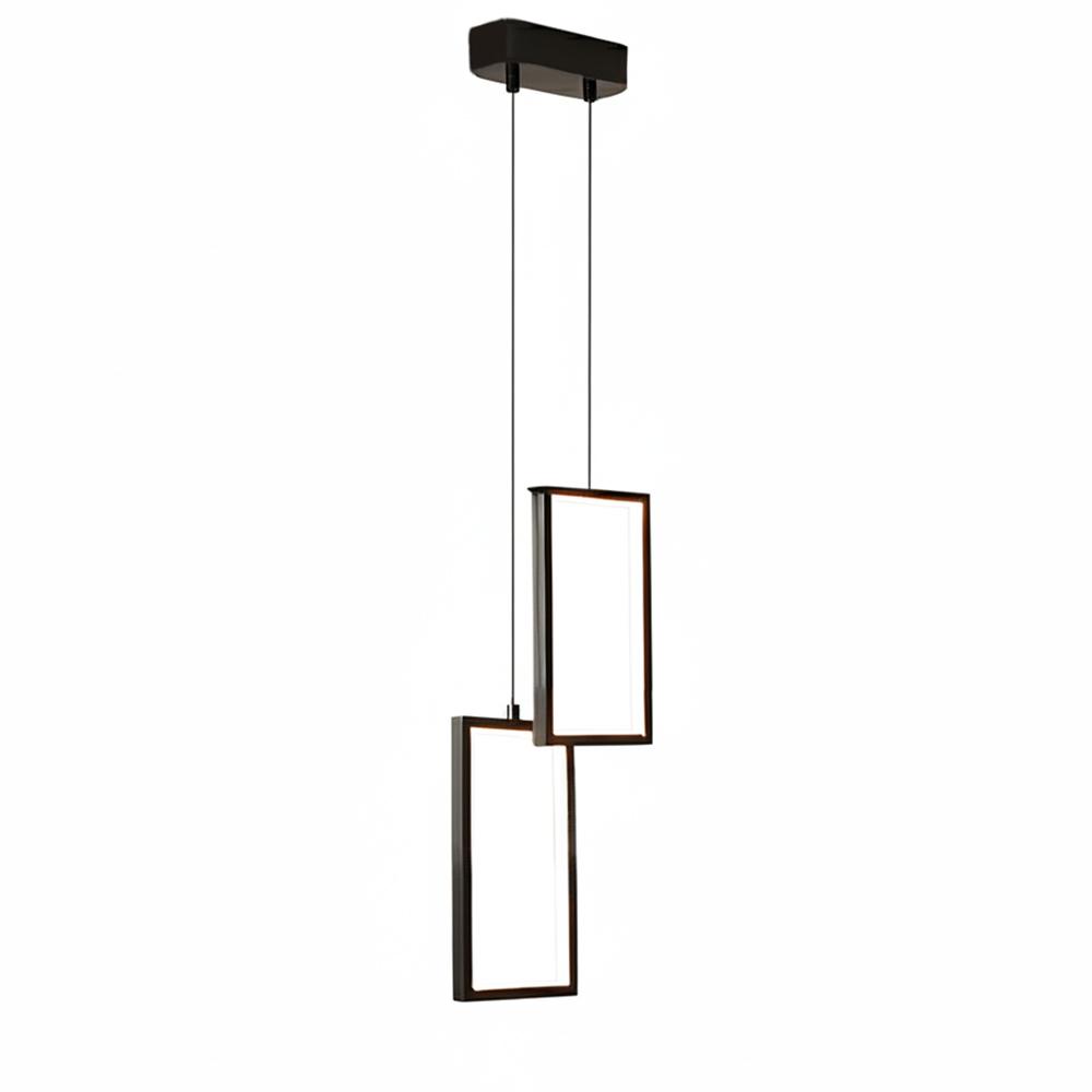 TAKLAMPA HÄNGANDE LED LHJ085-2CP SVART