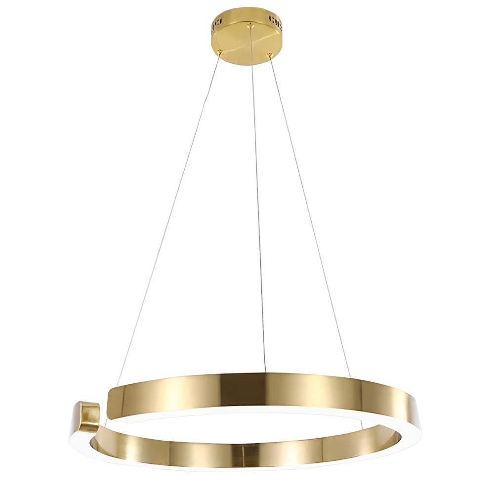 HÄNGLAMPA LED LHJ053-CP1 C BORSTAD GULD 60 CM