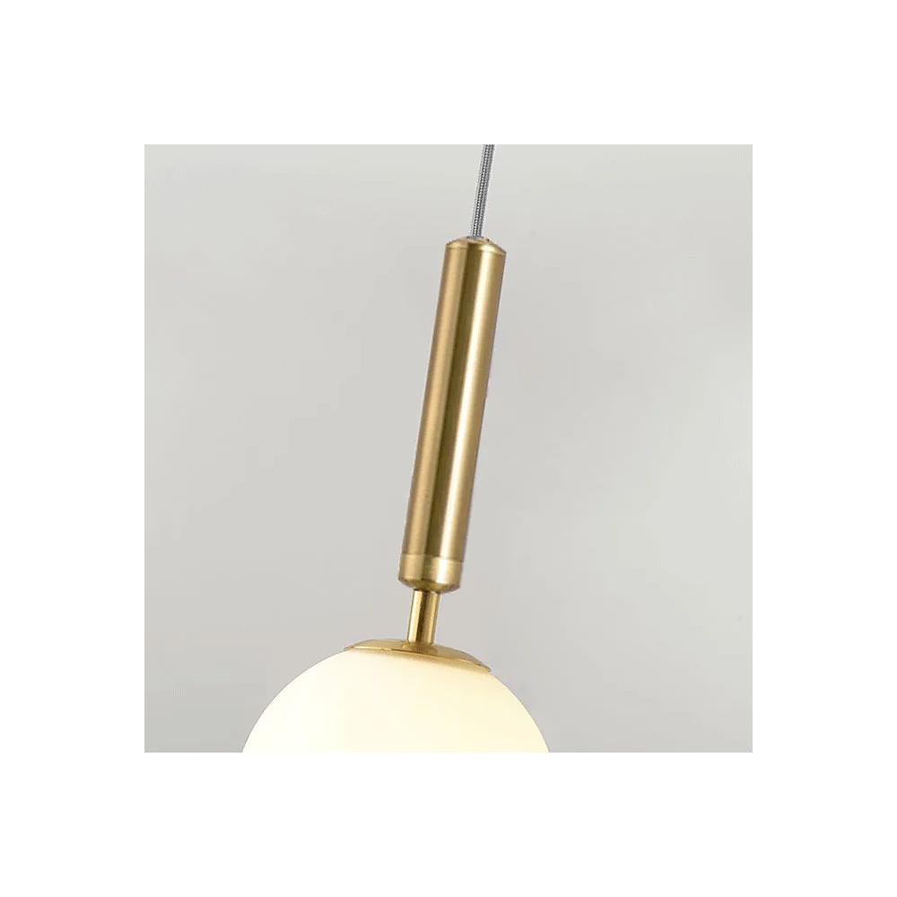 HÄNGLAMPA GLASKULA G108-1W GULD E27