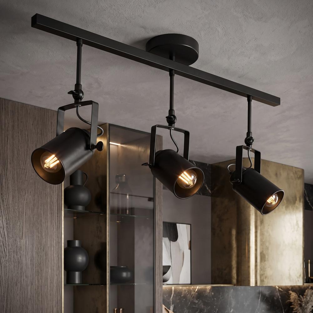 Taklampa spotlight APP487-3C Black