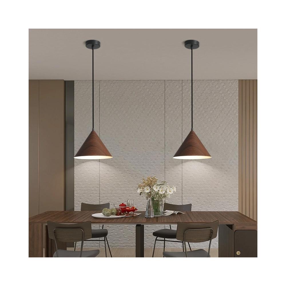 TAKLAMPA HÄNGANDE APP1443-1CP DARK WOOD