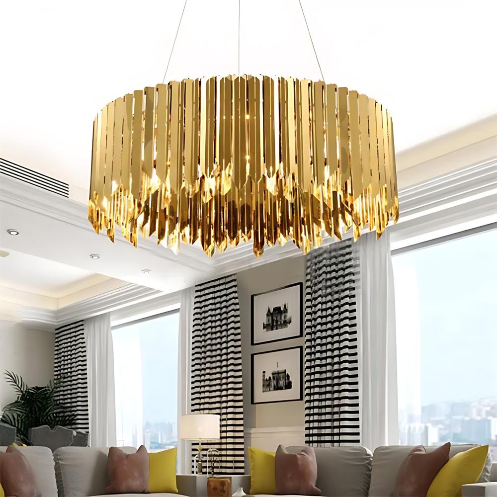 Metallhängande lampa APP1764-8CP GULD