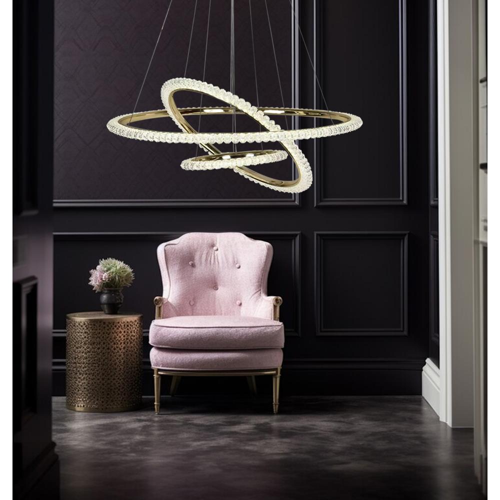 HÄNGLAMPA LED G036-CP GULD