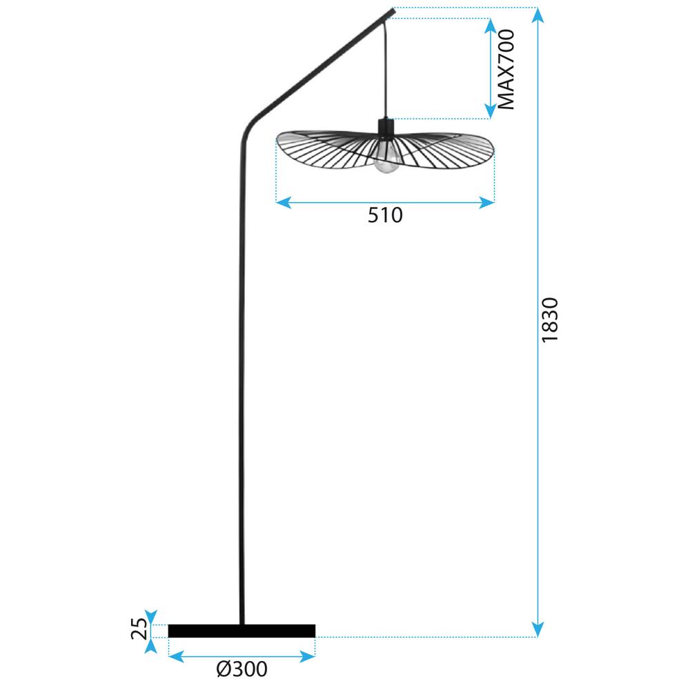 Golvlampa APP1844-1F
