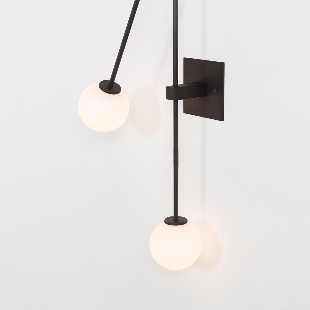 Vägglampa APP1595-2W svart