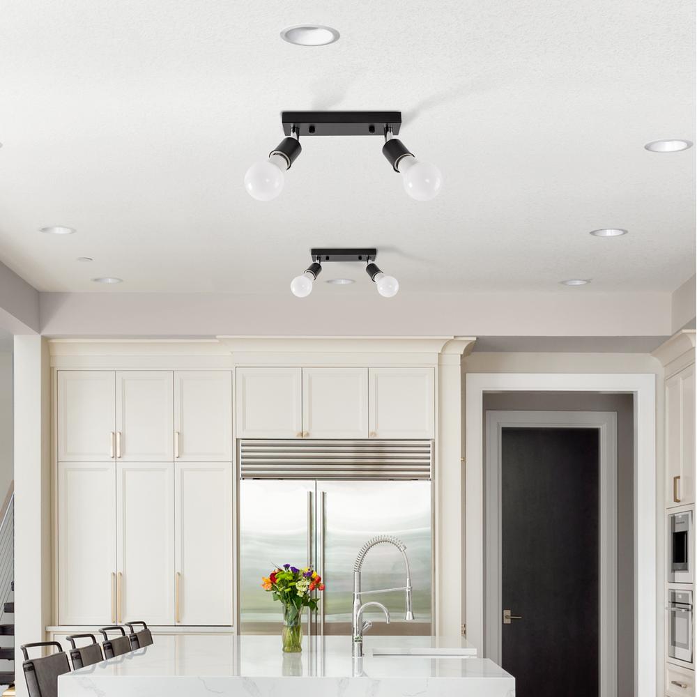 Taklampa Spot Plafond APP696-2C Svart