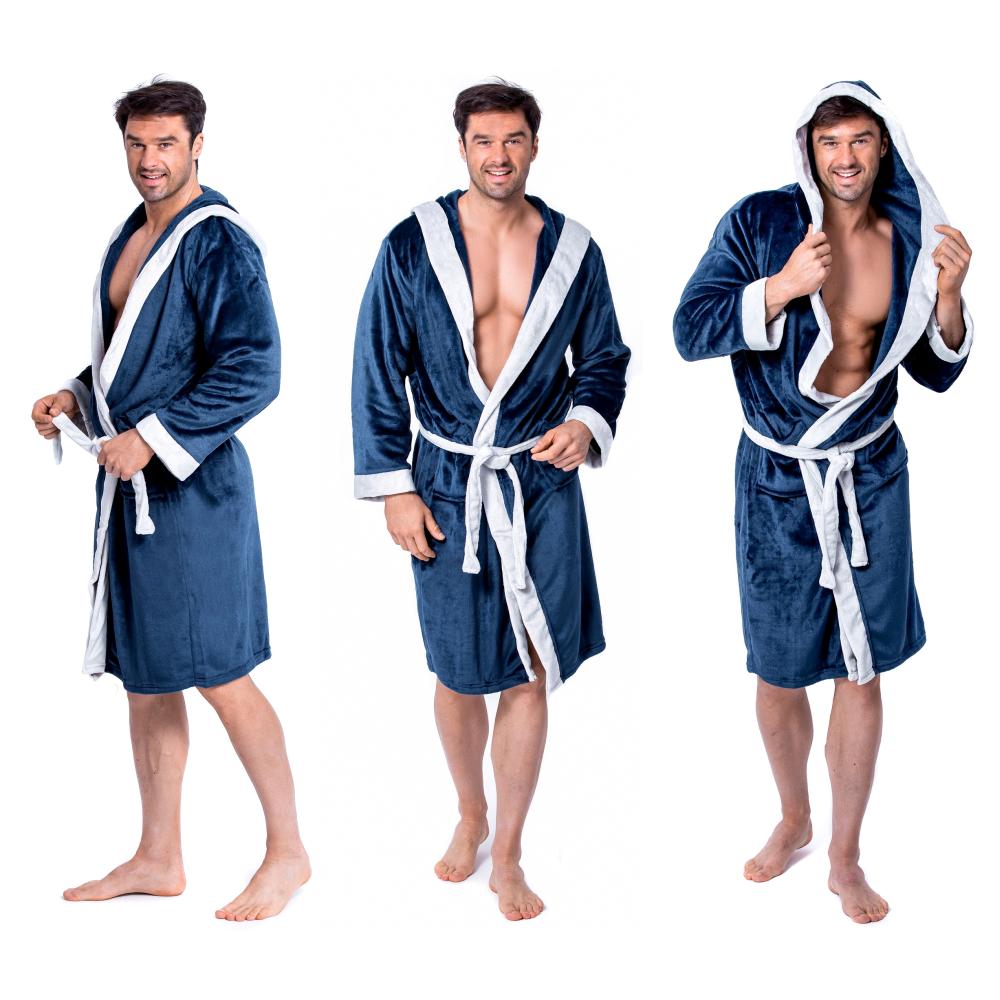 Roupão masculino Comfort Navy