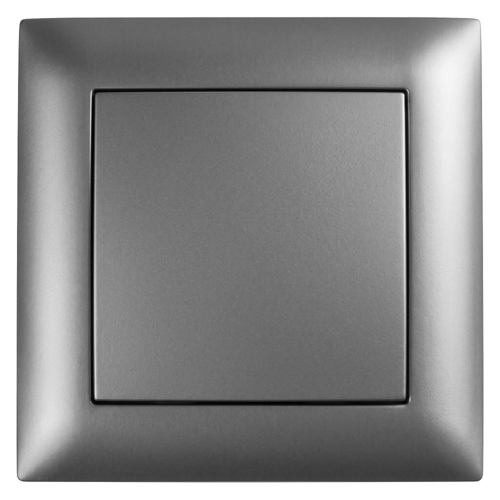 Single Switch with Frame OSTE JNH006-W GREY