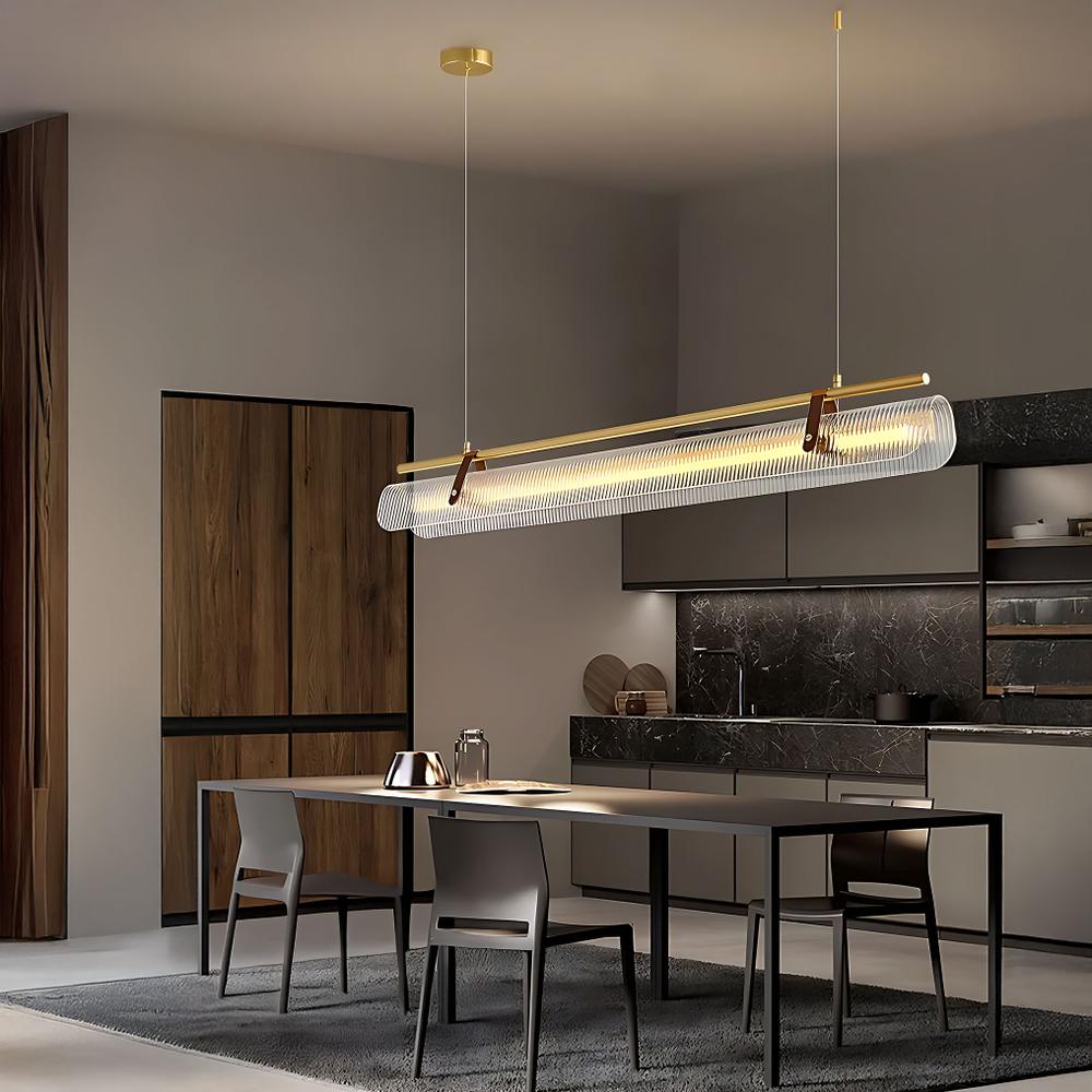 Hänglampa LED APP1796-CP Guld Borstad