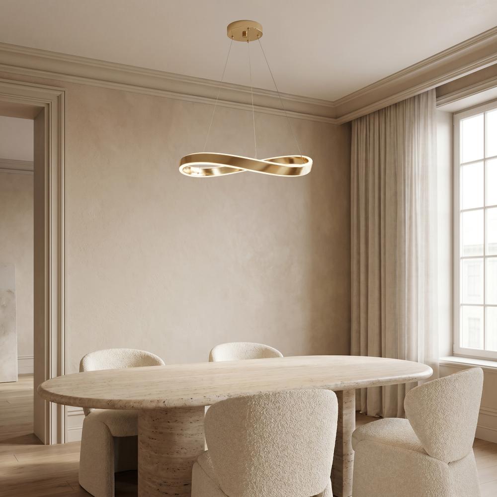 HÄNGANDE TAKLAMPA SWE066-CP 60cm GOLD