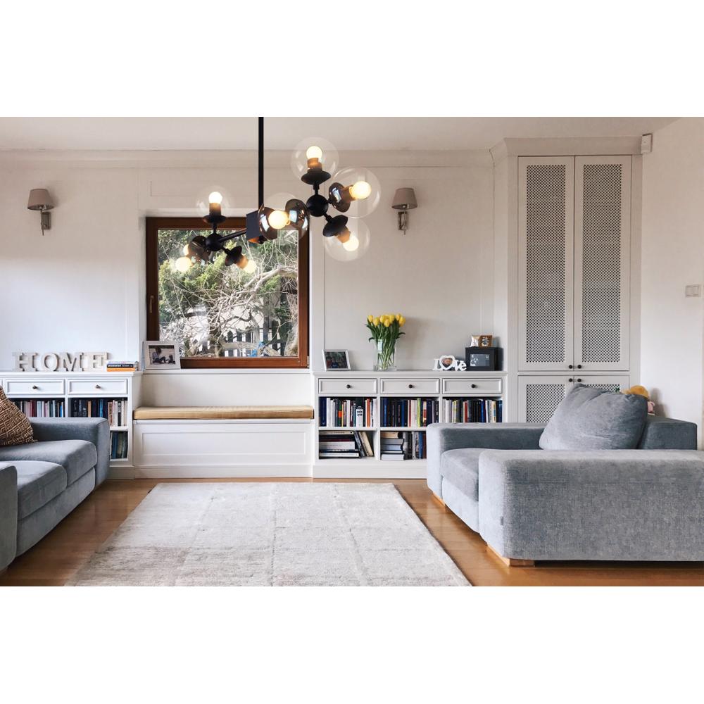 Taklampa i takpendel med 8 glober APP269-8C