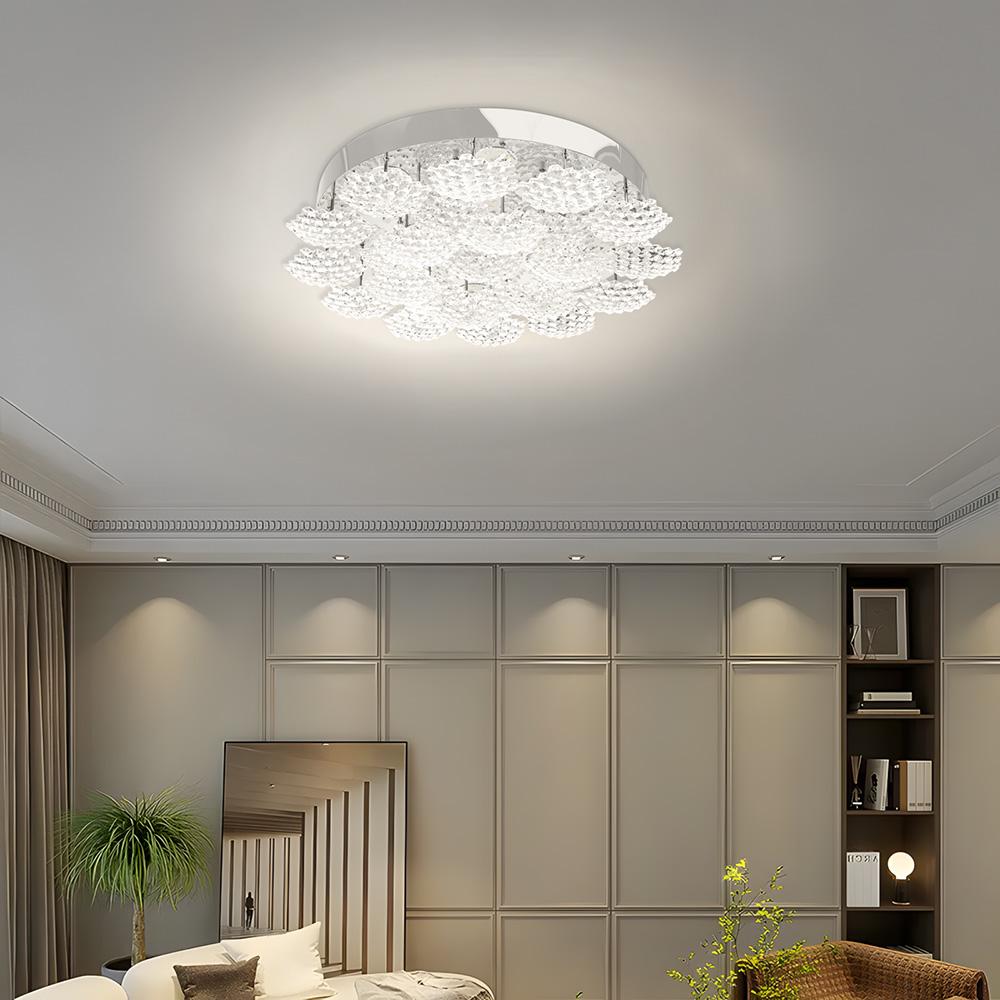 Kristall LED-plafond MS014-C Krom