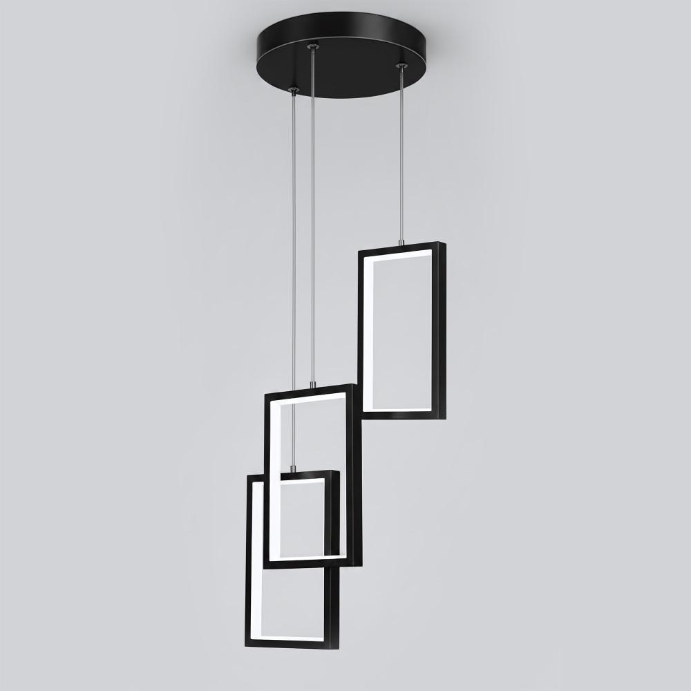 TAKLAMPA HÄNGENDE LED LHJ087-3CP SVART