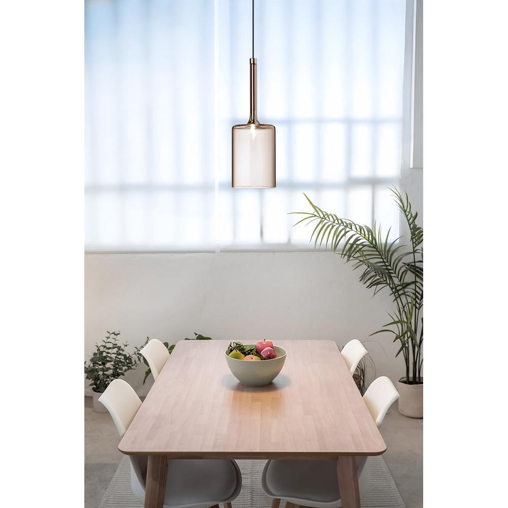 Taklampa Hängande Glas lampskärm APP1699-1CP AMBER B