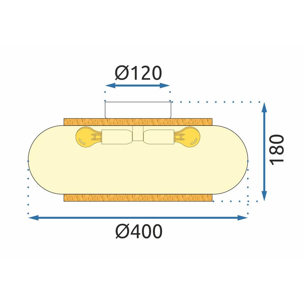 Taklampa plafond Boho APP1253-3C