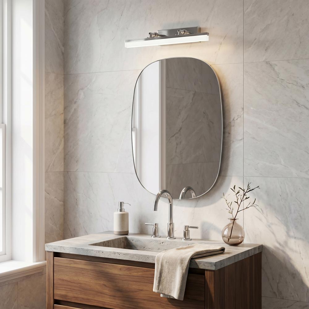 Badrum vägg LED-lampa APP1869-1W 40cm CHROME