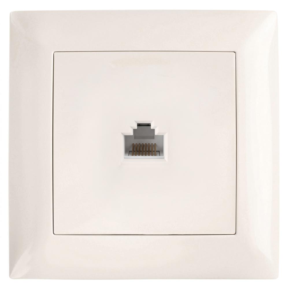 RJ45 Lizdas su Rėmeliu OSTE JNH010-S BEIGE