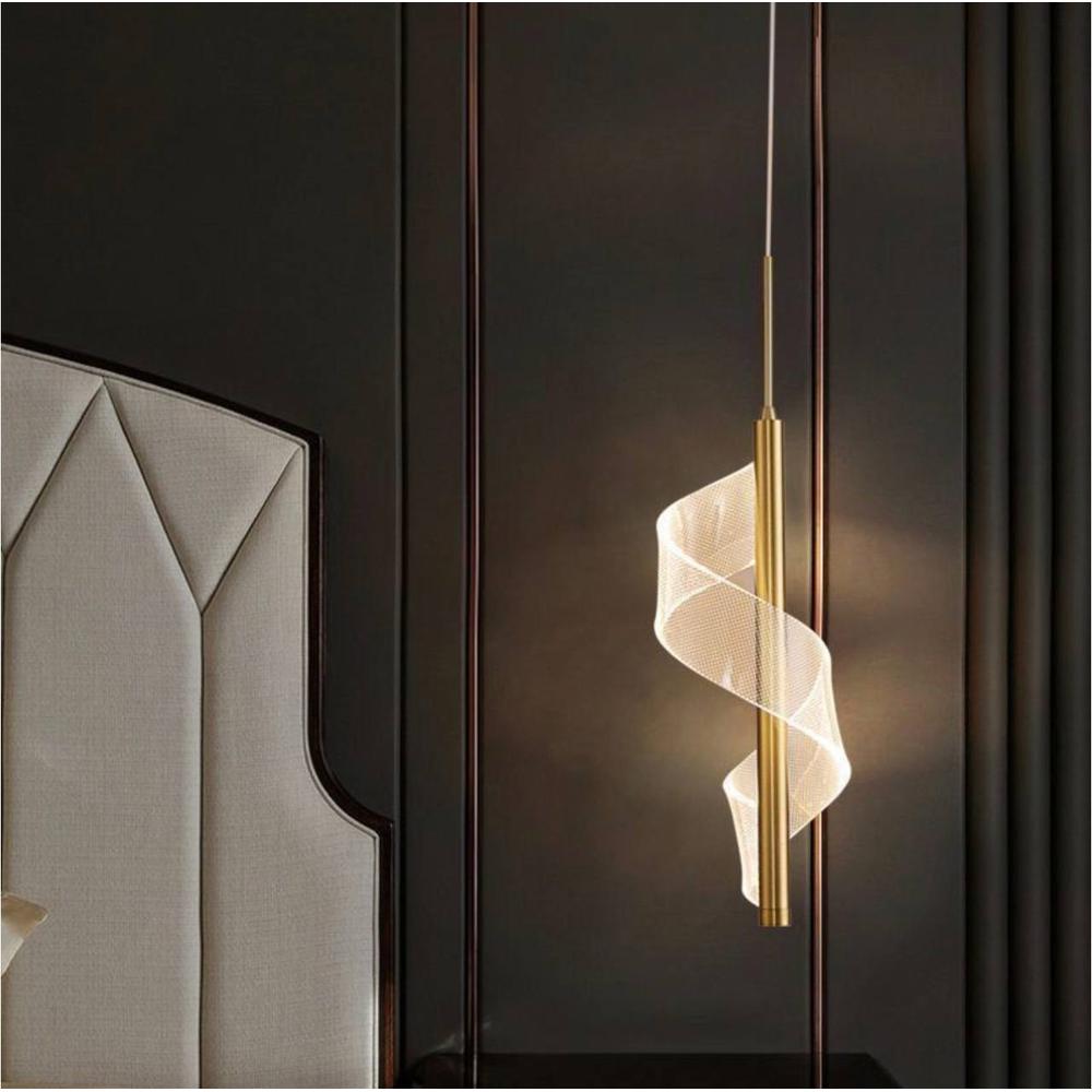 HÄNGANDE LED-TAKLAMPA APP1550-CP GULD