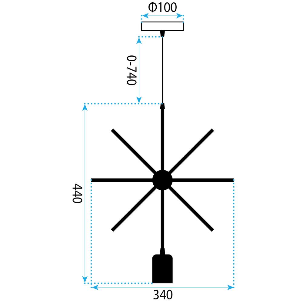 Lampa Geometrisk LE-02 Star