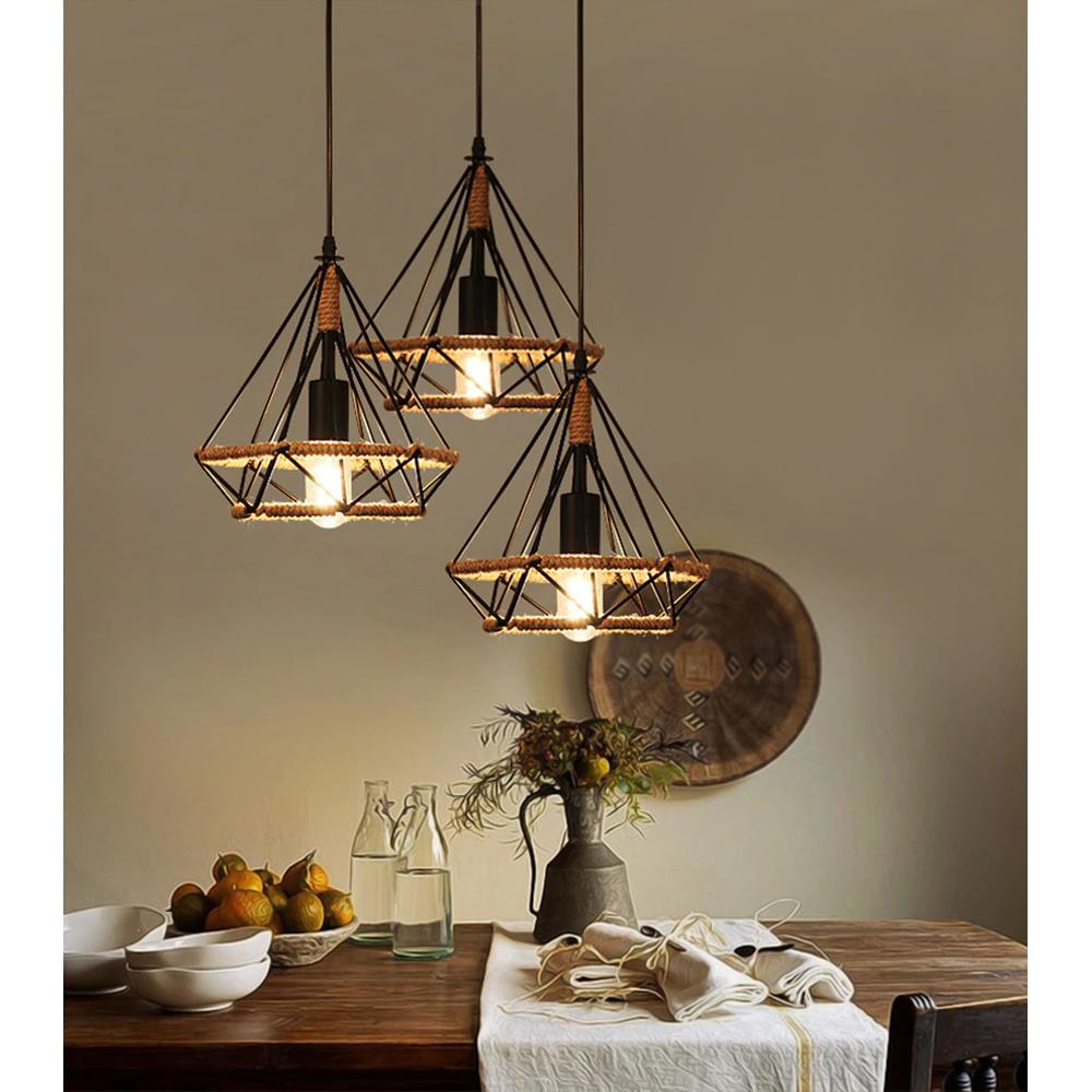 Lampe Géométrique Corde APP678-1CP