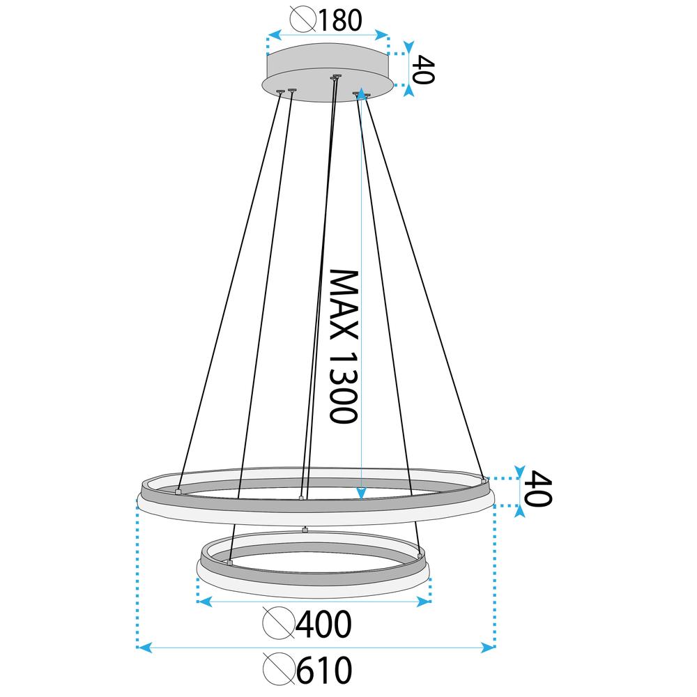 HÄNGANDE TAKLAMPA LED KRISTALL LHJ043-CP2 GULD