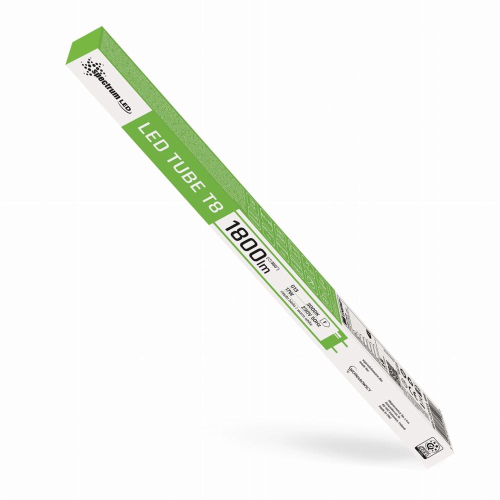 LED-rör Varmvit 120 CM T8 230V 17W WOJ+22303