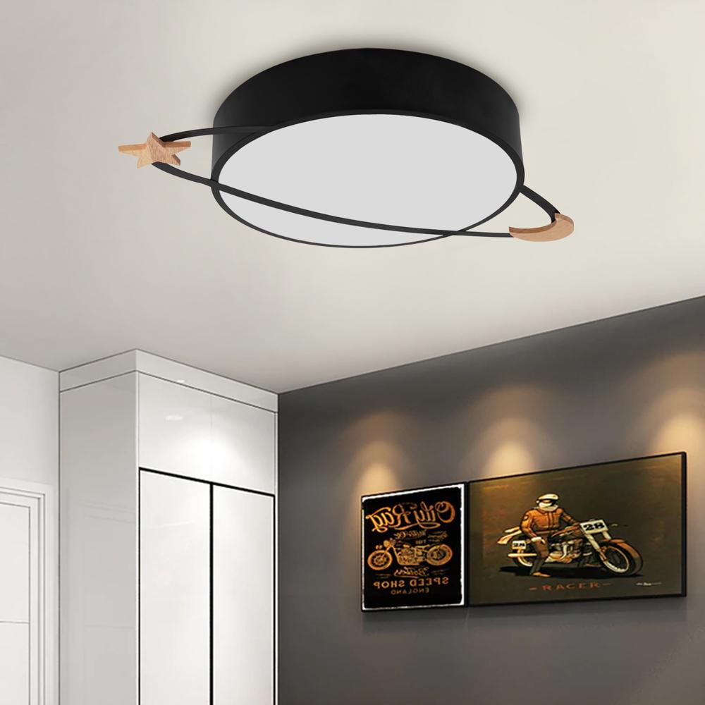Taklampa Plafond Moon APP864-C Svart