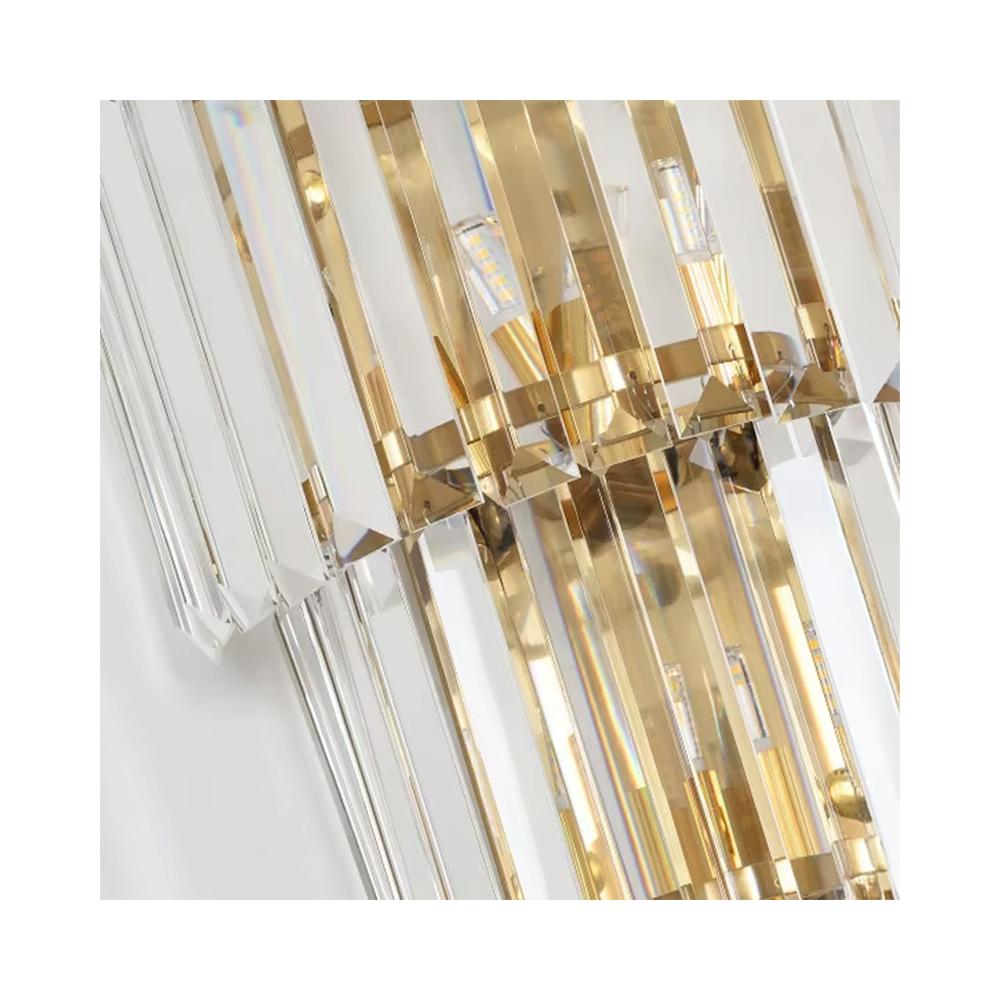 Kristallvägglampa APP1535-1W Guld