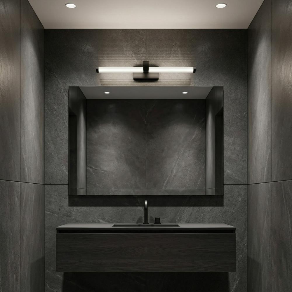 Badrum vägg LED-lampa APP1887-1W 40cm BLACK