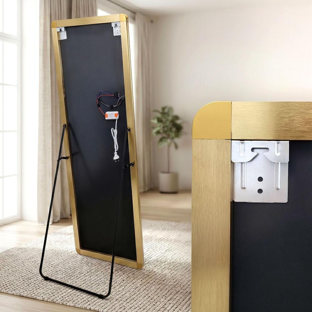 LED-SPEGEL Classico 60x170cm Brush Gold