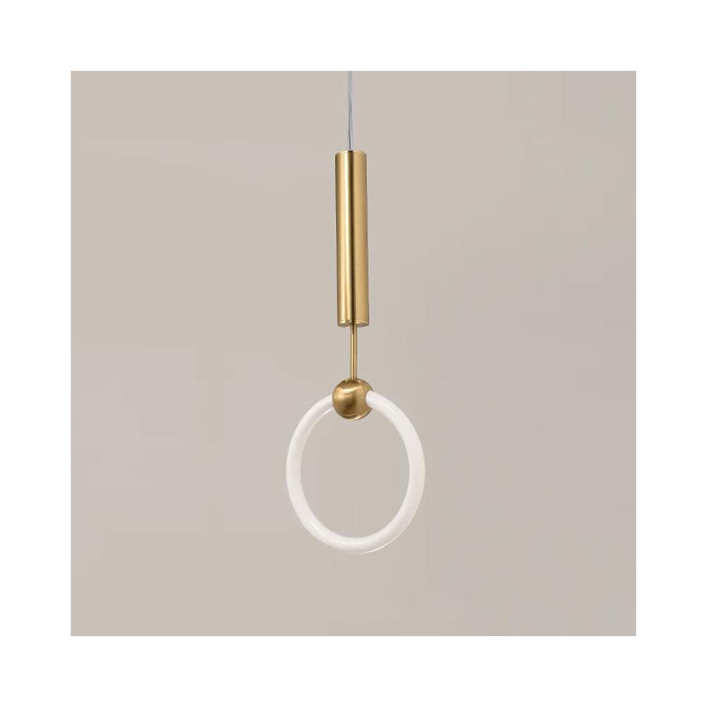 HÄNGLAMPA LED LHJ059-1CP Borstad Guld