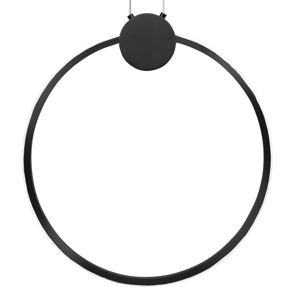 TAKLAMPA HÄNGANDE LED APP1395-CP SVART 40 cm