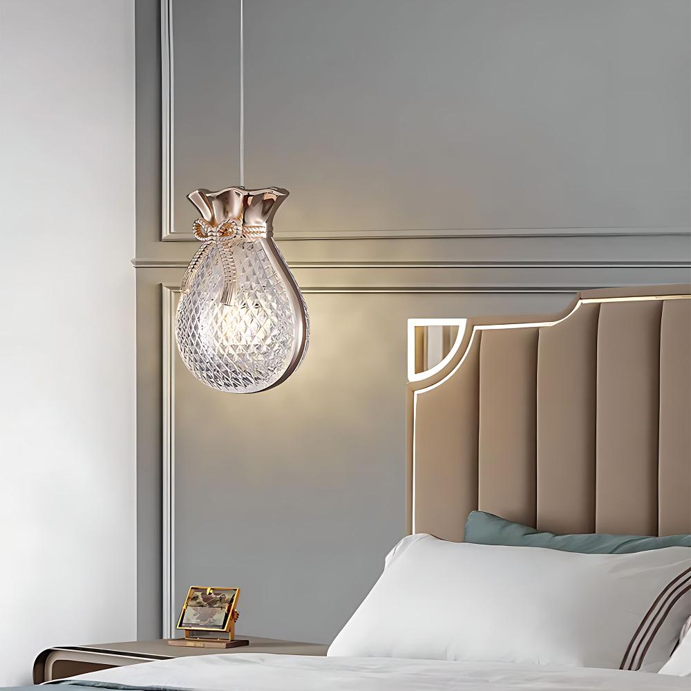 HÄNGANDE TAKLAMPA LHJ107-1CP LJUS ROSÉGULD