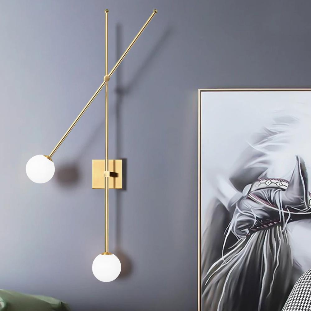 Vägglampa APP1594-2W guld