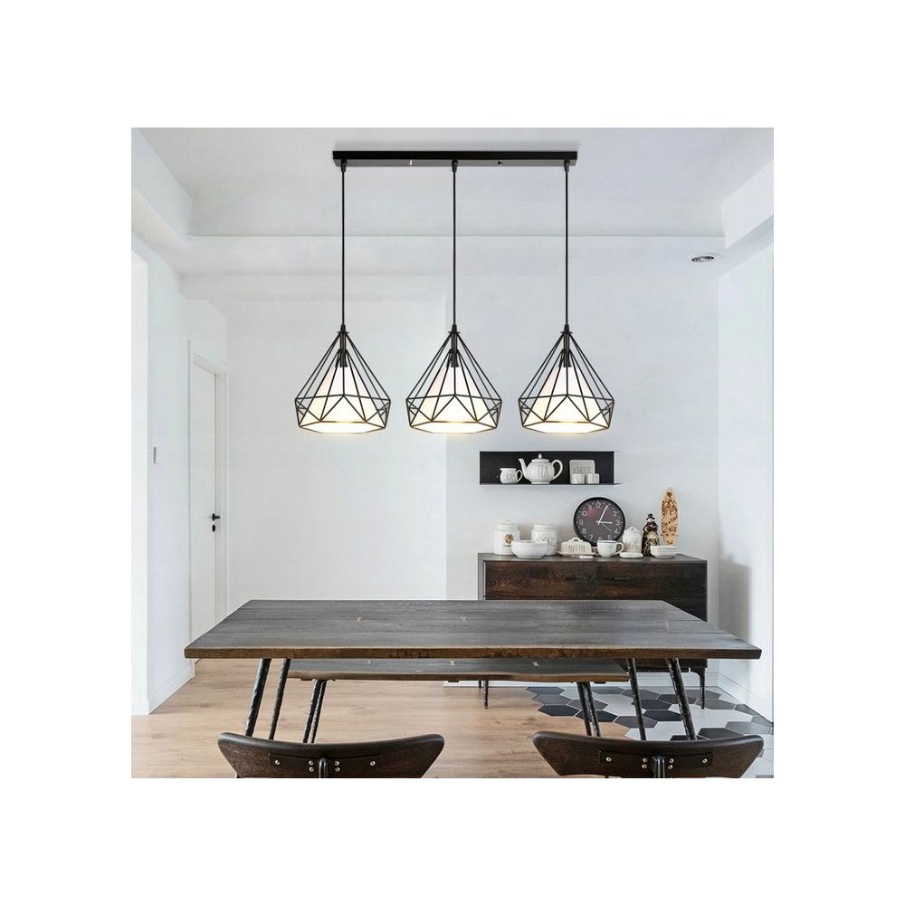 HÄNGANDE TAKLAMPA I LOFTSTIL BELLO 3x E27 APP012-3CP