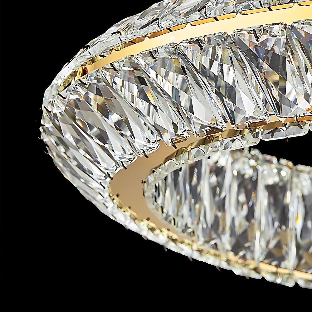 HÄNGENDE LED TAKLAMPA APP1768-CP Guld 60 cm