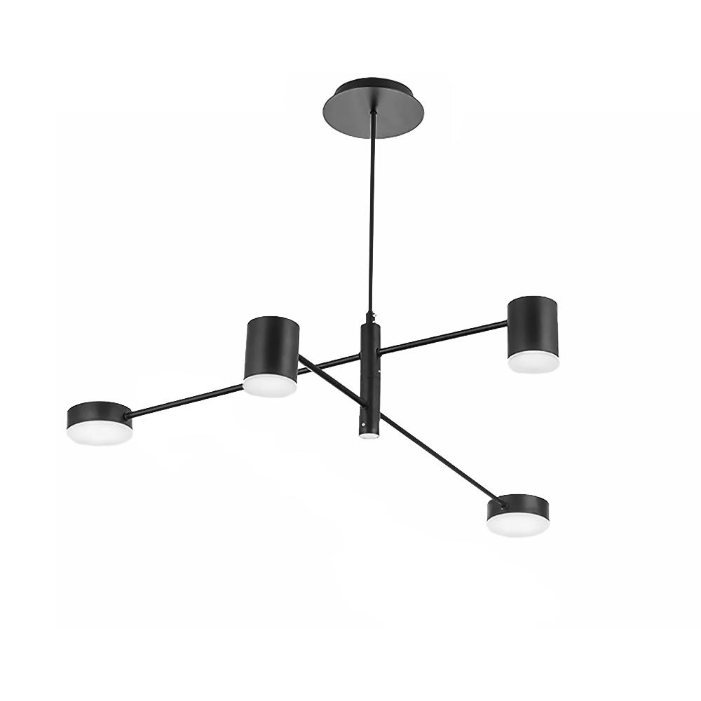Modern taklampa med 4 armar APP596-4C med fjärrkontroll