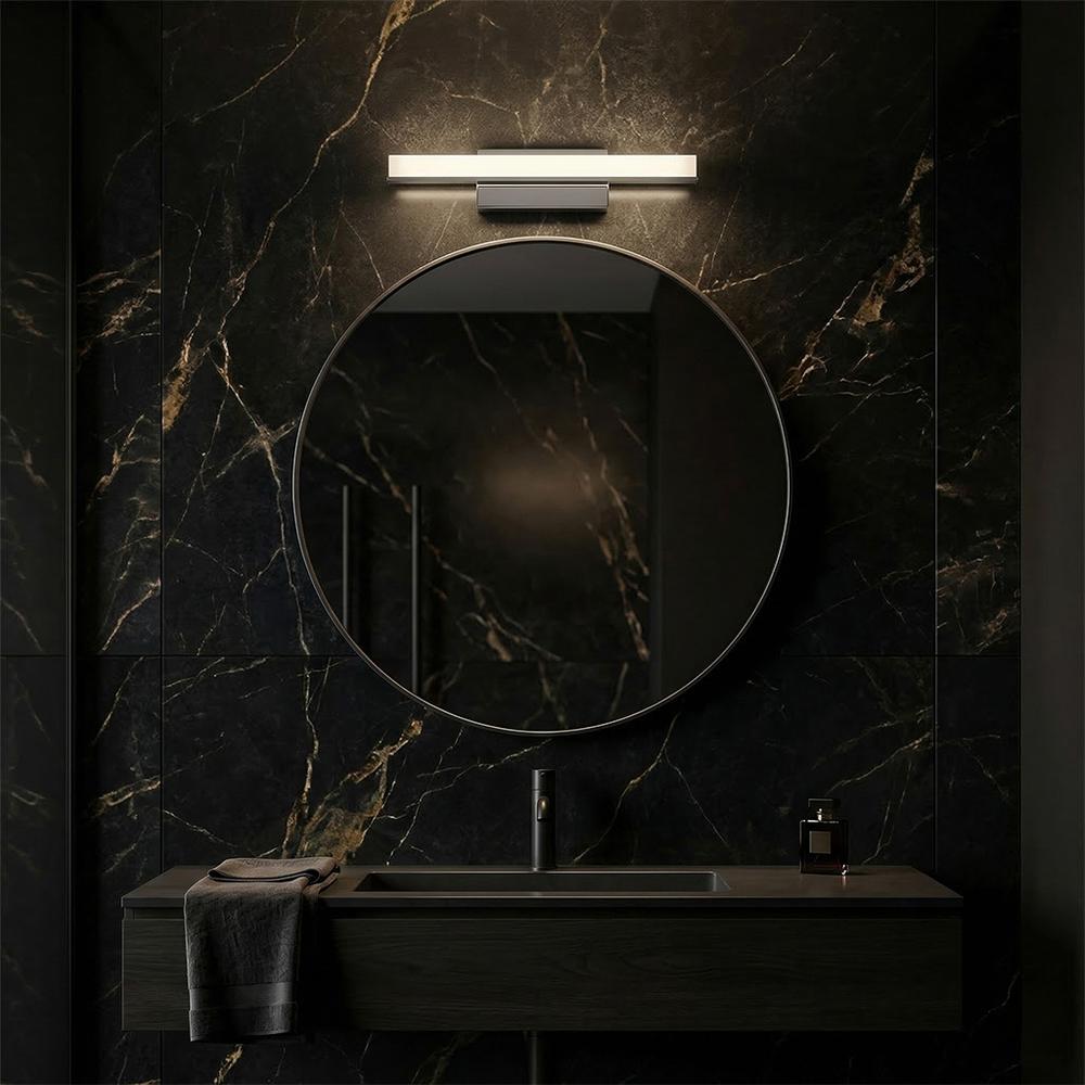 BADRUMSVÄGGLAMPA LED 42CM APP1845-1W CHROM