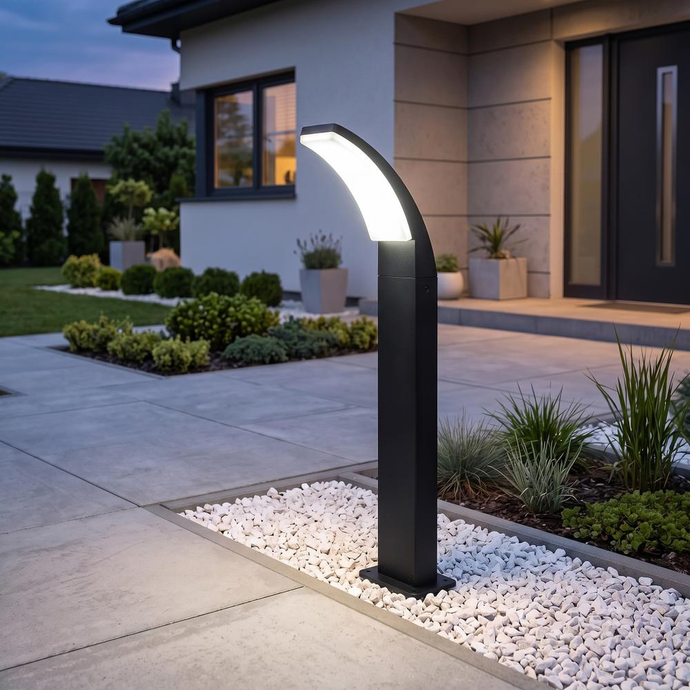 Standing LED garden lamp JNH033-G Black