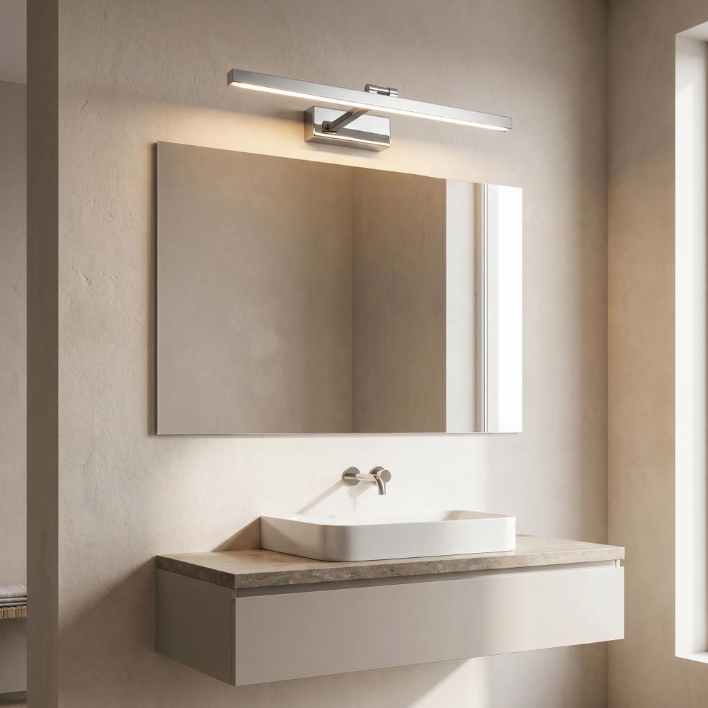 Badrum vägg LED-lampa APP1858-1W 60 cm Chrome