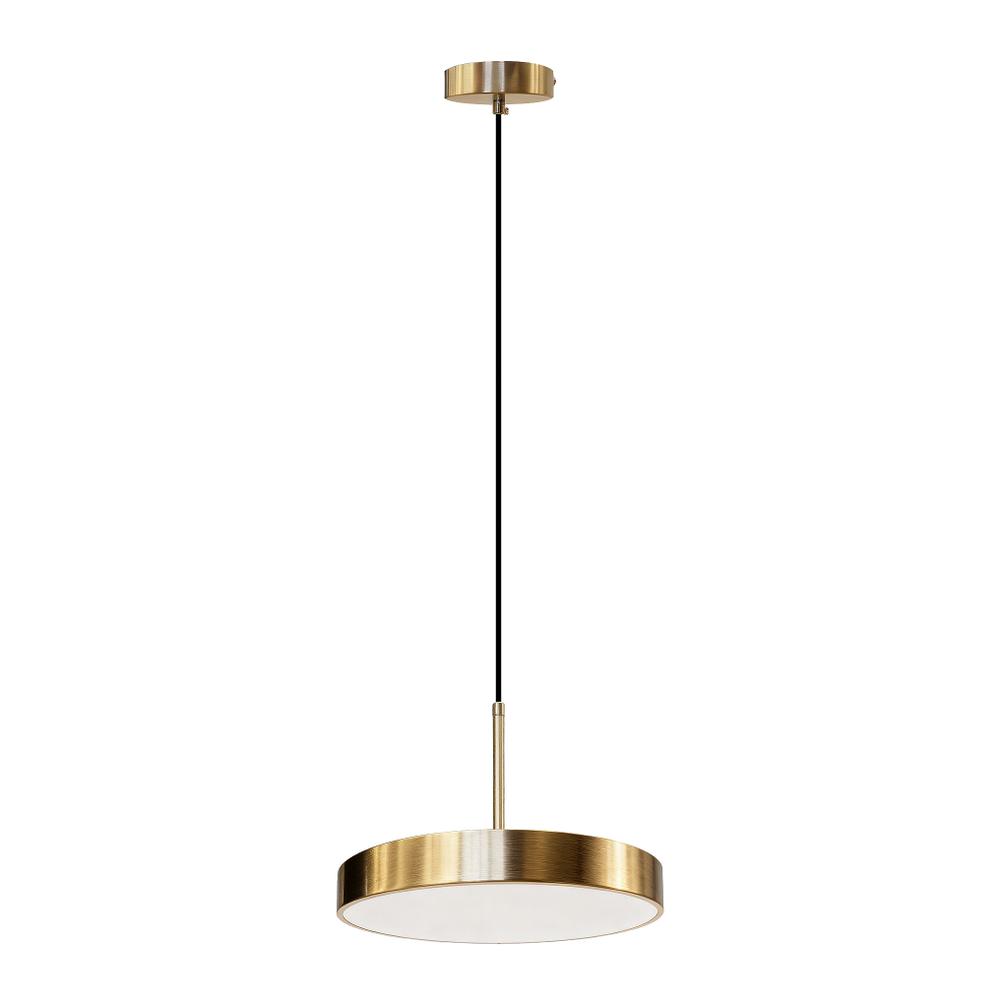 TAKLAMPA HÄNGANDE LED APP1687-1CP 30CM BORSTAD GULD