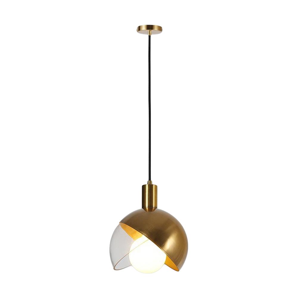 Glaspendellampa taklampa kula APP638-1CP guld