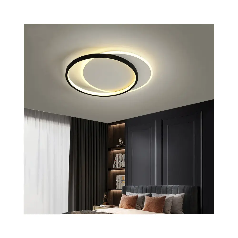 Taklampa LHJ076-C SVART/VIT 40 CM LED