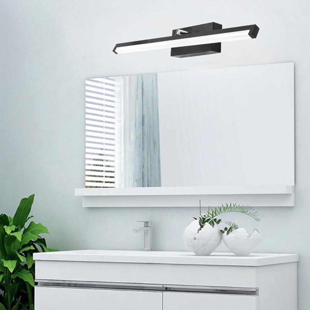 VÄGGLAMPA BADRUM LED ÖVER SPEGEL 12W 50CM APP373-1W SVART