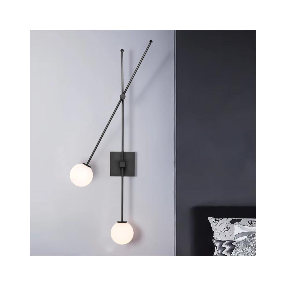 Vägglampa APP1595-2W svart